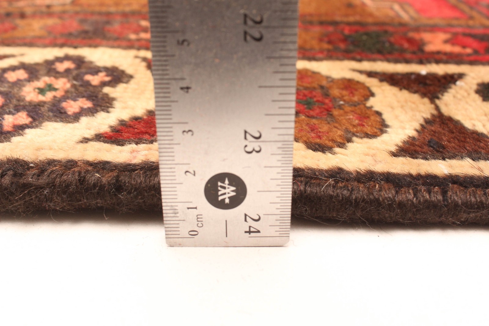 Vintage Hand-knotted Runner Rug 3’2″ x 10’8″ Traditional Oriental Wool Carpet