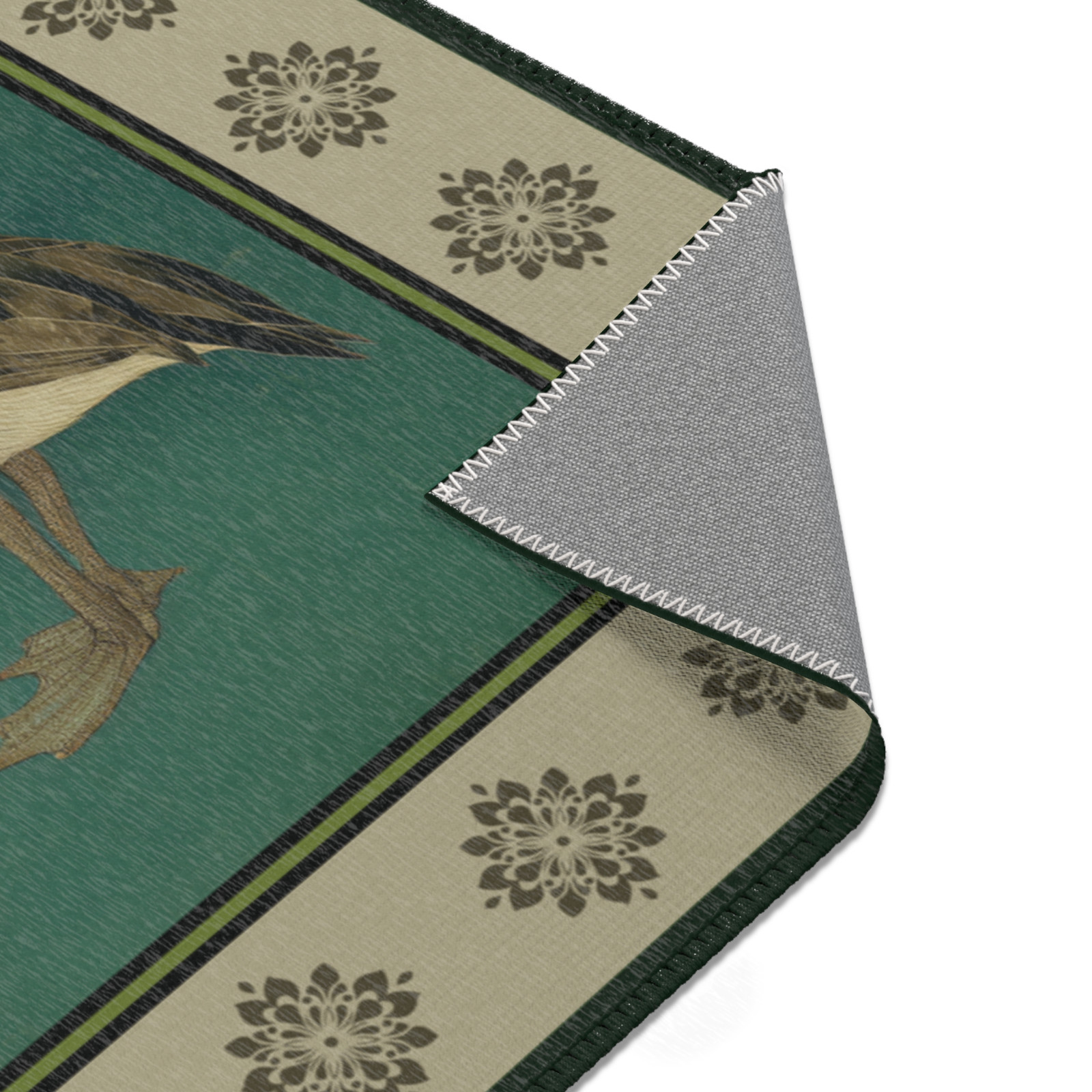 Vintage Style Geese Area Rug Farmhouse Duck Carpet Rustic Waterfowl Lodge Runner