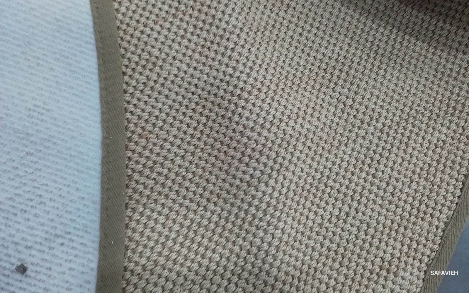 MAIZE / LINEN 10′-0″ x 10′-0″ Back Stain Rug Reduced Price 1172781807 NF141B-10R
