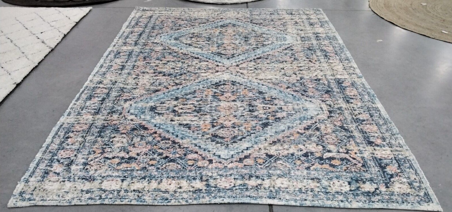 BLUE / TURQUOISE 8′ X 10′ Flaw in Rug, Reduced Price 1172716325 SFN577A-8