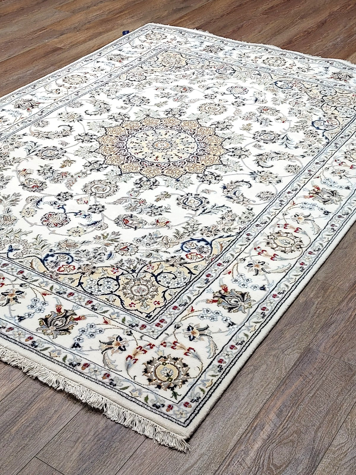 Turkish Silk&Wool Hand Made Bohemian Royal Classic Design, Turkish Rug 5.5×8 Ft