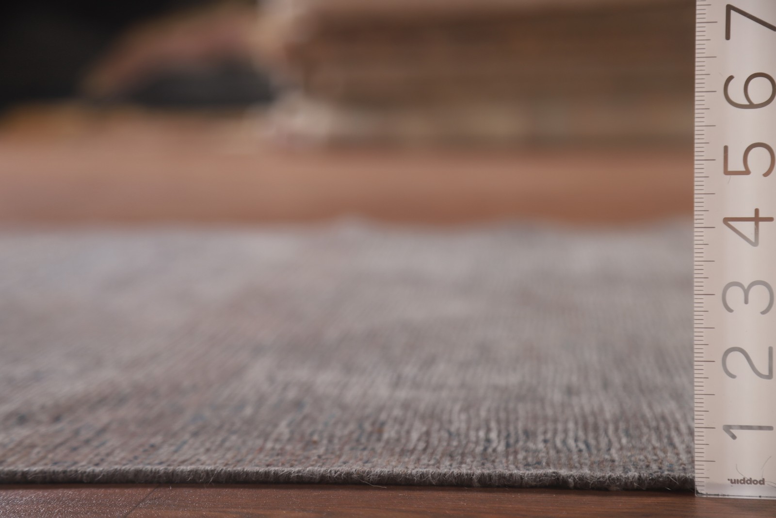 Over-Dyed Traditional Area Rug 4×6 Hand-knotted Wool Vintage Brown for Any Room