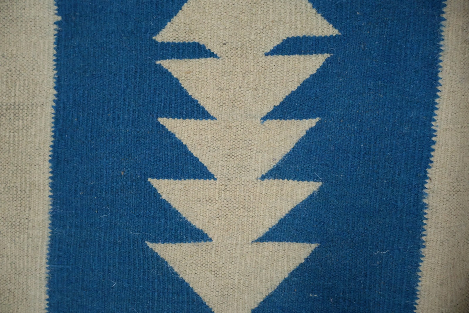 Geometric Beauty Woven Kilim Rug 12×15 Palace Size Hand-made Reversible Carpet