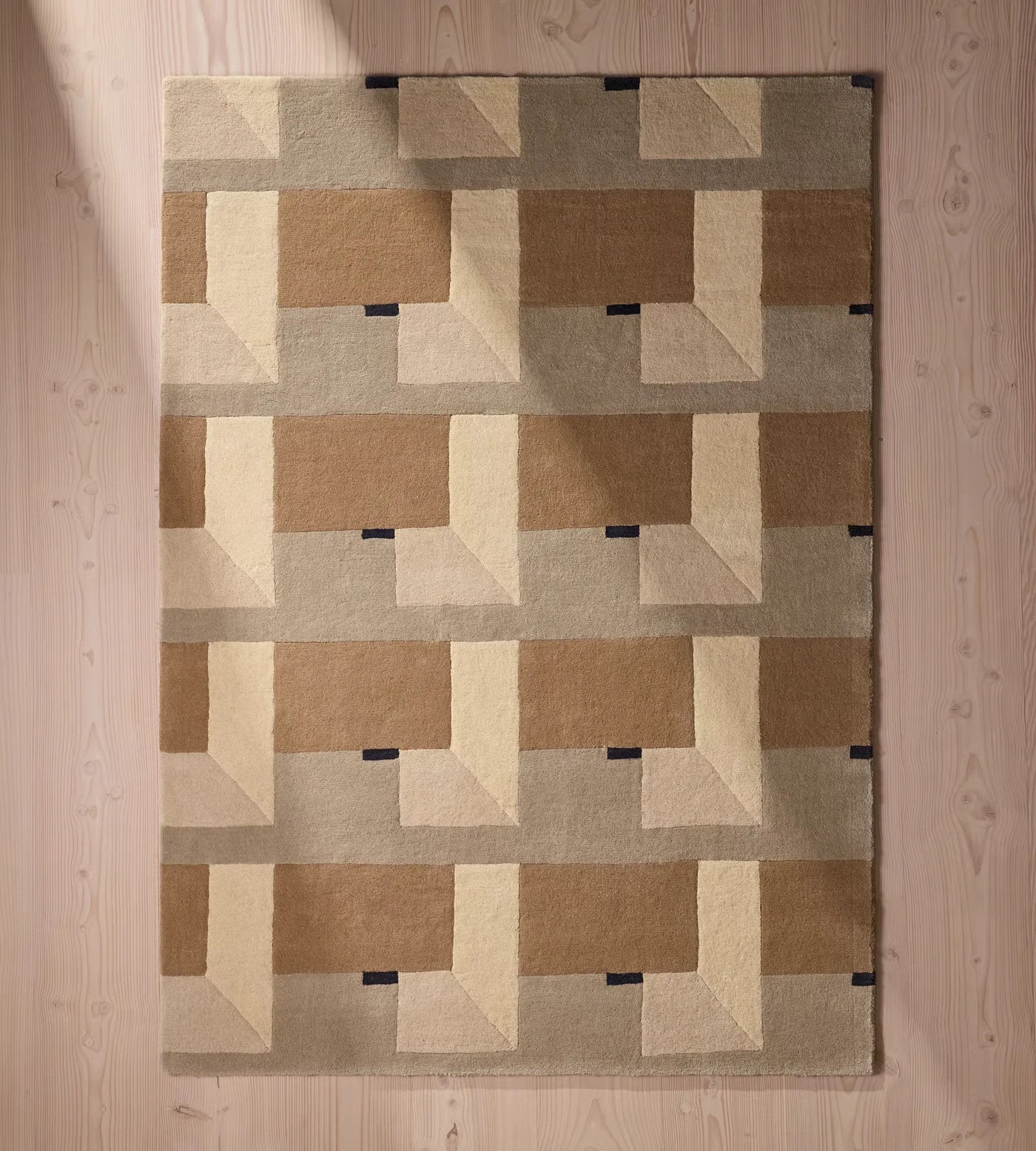 Hand-Tufted Wool Rug 9×12 ft – Nordic Knots Handmade Multi Design Area Rug