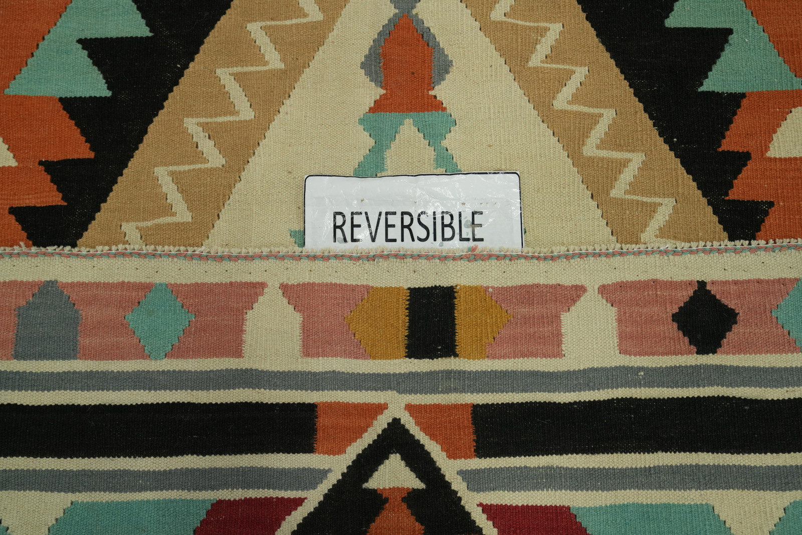 Kilim Kelim Handmade Rugs Flatweave Vibrant Geometric Wool Carpet 5×8 ft