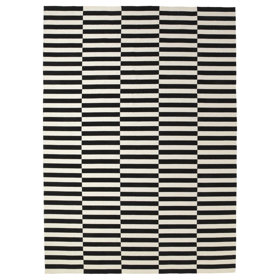 IKEA STOCKHOLM Rug Swedish Kilim Wool Handmade Flat weave Boho Large Area Rug