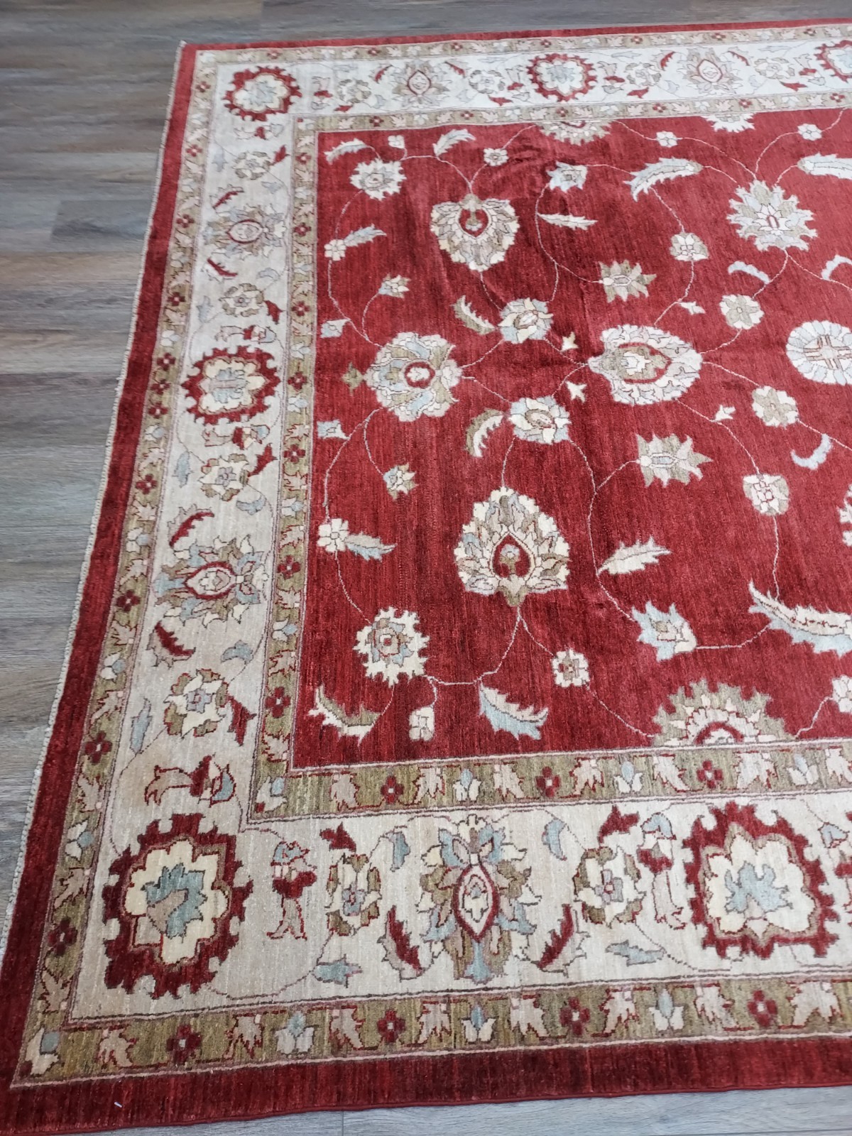 Bohemian Oushak Rug, Oushak Turkish Rug, Hand Made Contemporary Rug 8×9.5 Ft