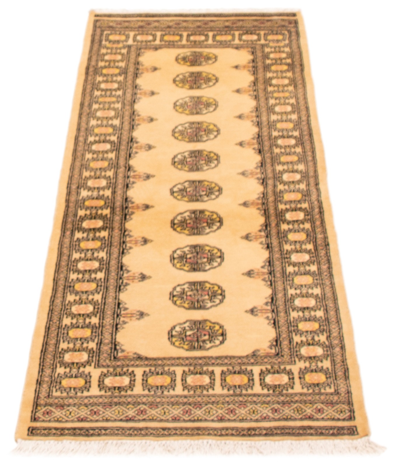 Hand Knotted Area Rug 2’8″ x 6’11” Traditional Oriental Wool Carpet