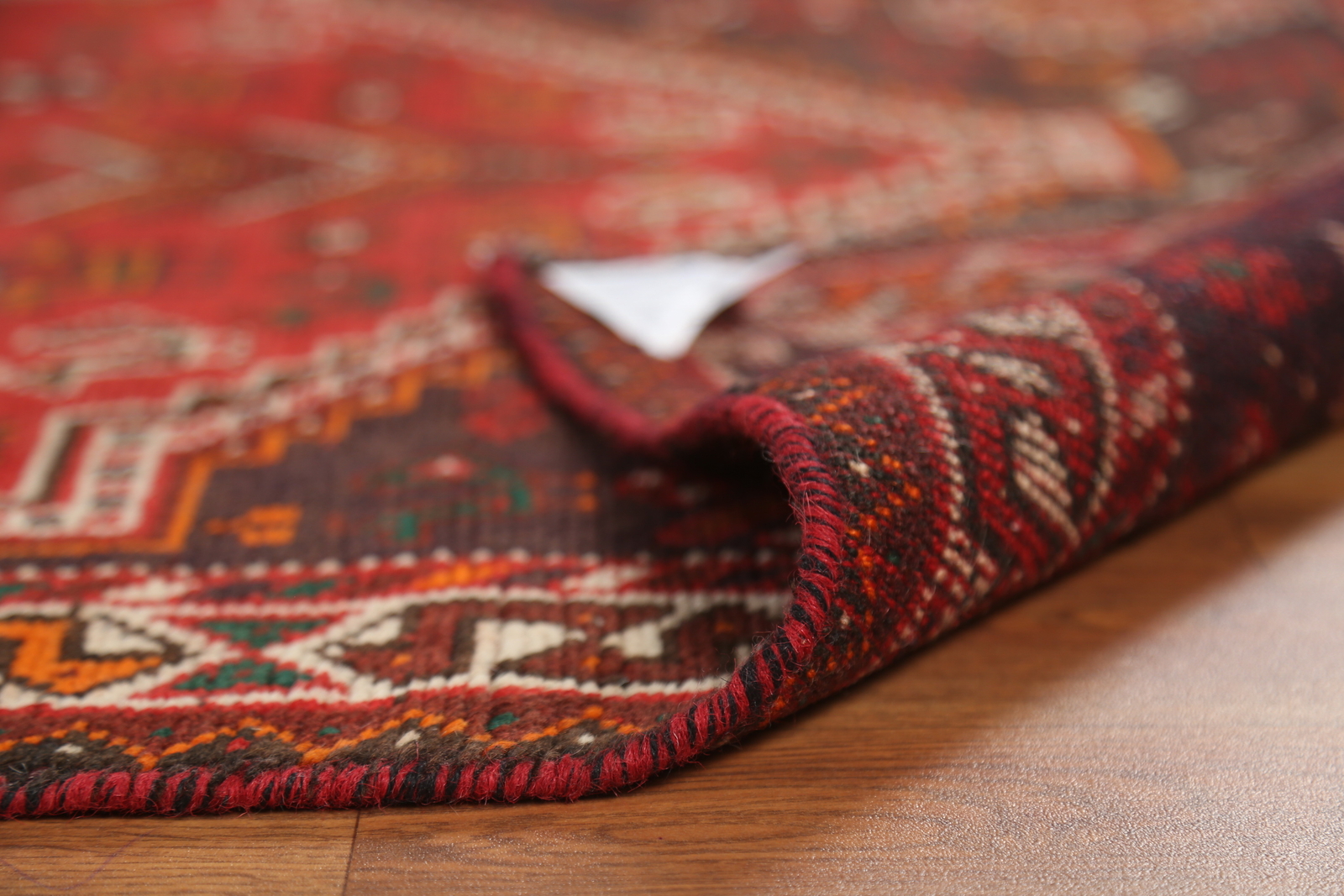 Tribal Hand-knotted Wool Geometric Vintage Rug 4×5 Traditional Nomad Carpet