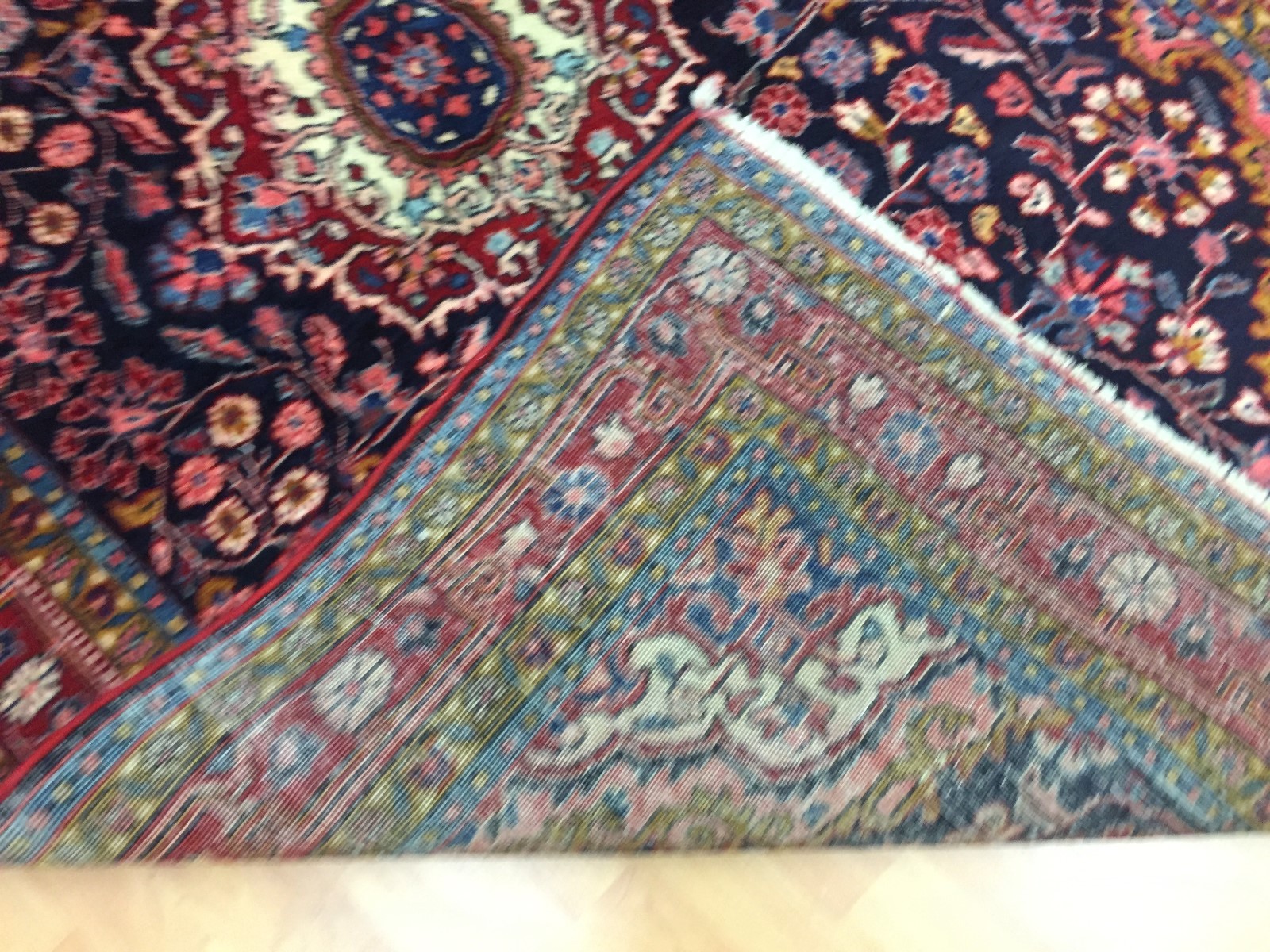 3’7″ x 5’8″ Indian Oriental Rug – 1950s – Hand Made – 100% Wool