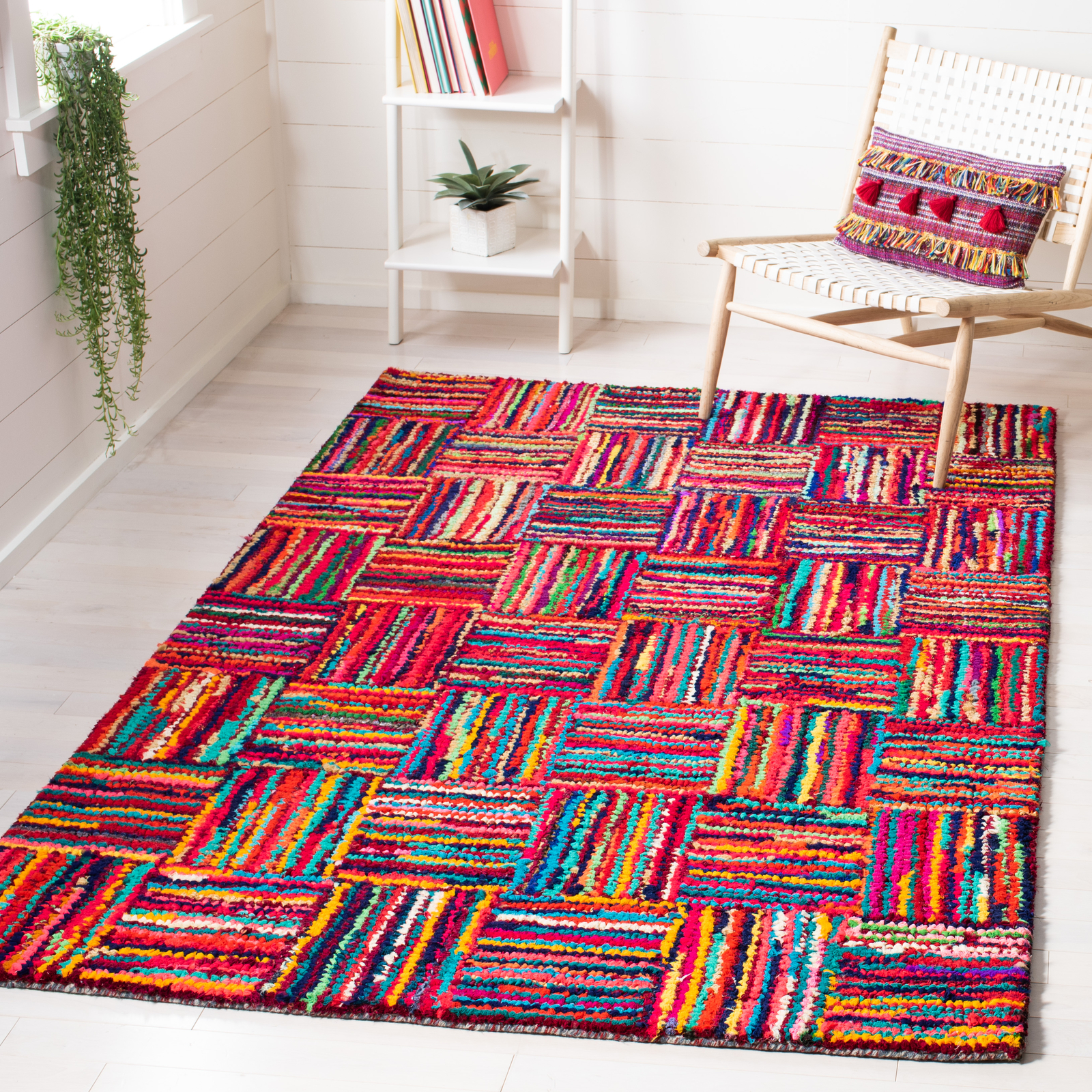 Safavieh Multi Nantucket Cotton Area Rug – NAN318A