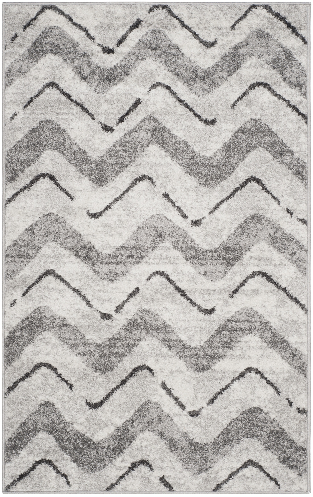 Safavieh Adirondack SILVER / CHARCOAL 2′ 6″ X 4′ Area Rug – ADR121P-24