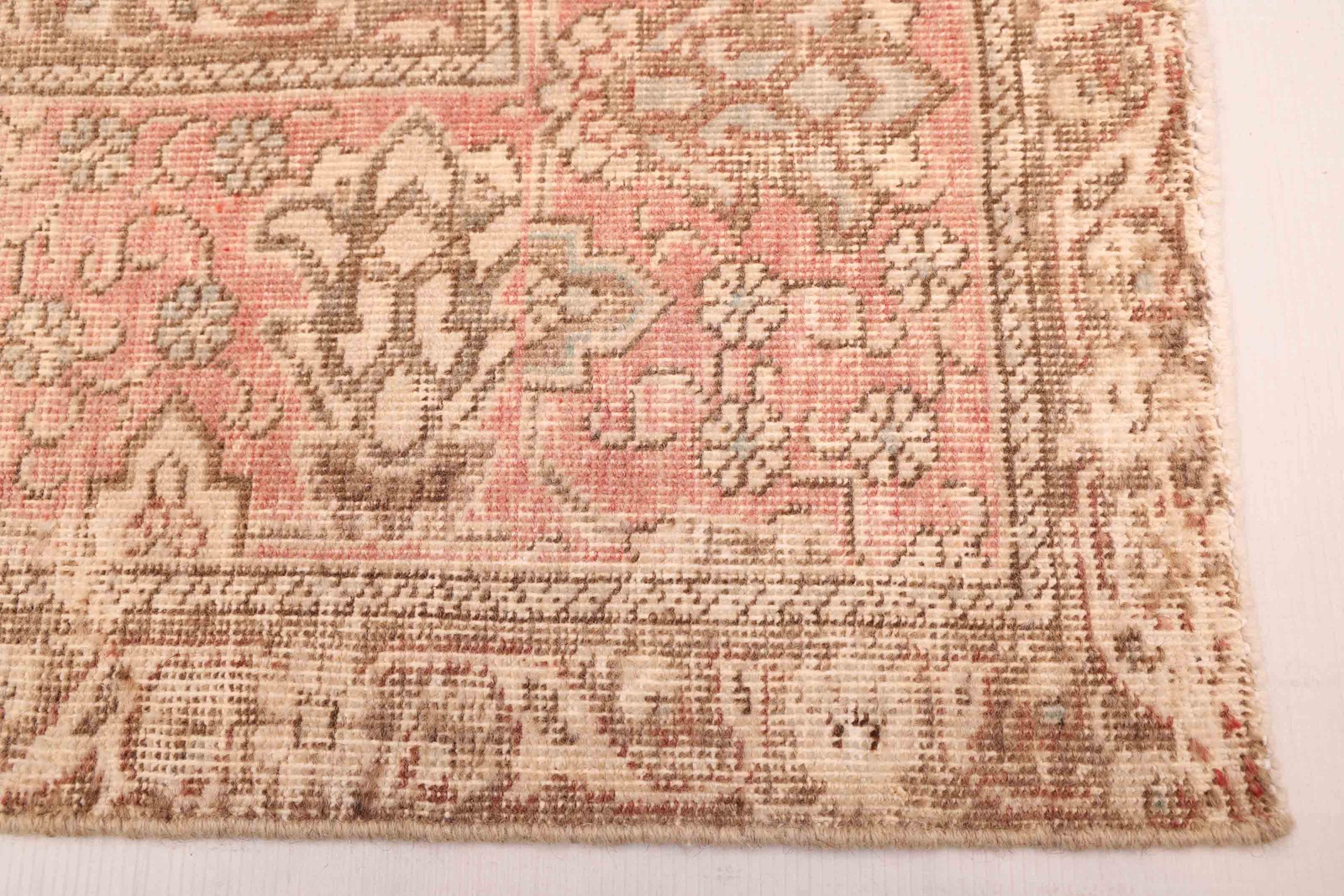 Vintage Hand-Knotted Area Rug 8’4″ x 11’6″ Traditional Wool Carpet