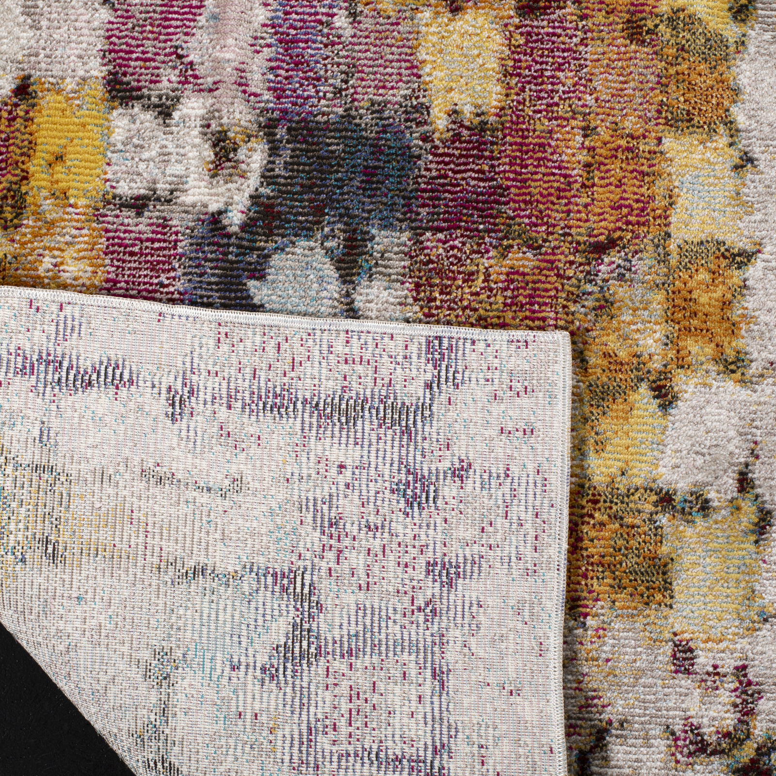 Safavieh Power Loomed Aria Collection Cream / Rust Area Rugs – ARA168A