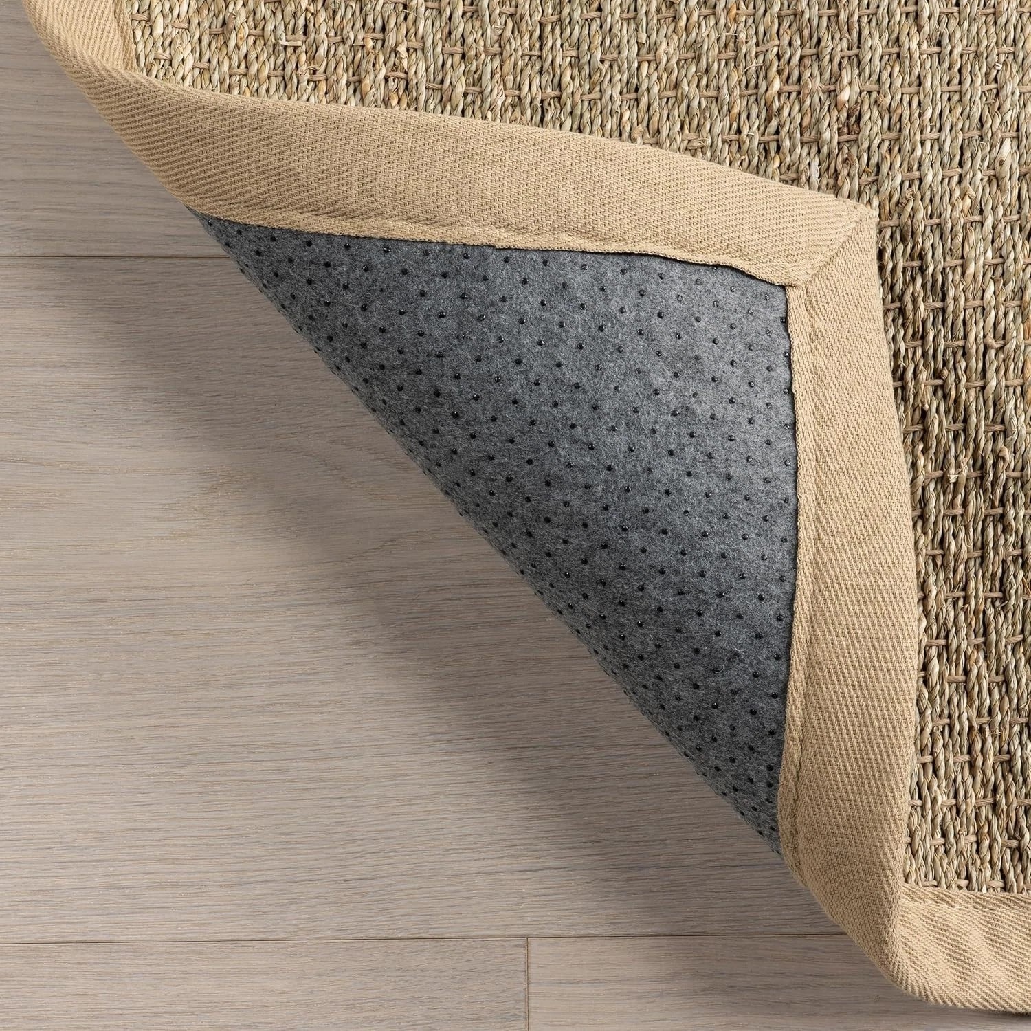 Elijah Beige/Natural, 2′ x 3′, Basketweave, Seagrass, Soft and Textured, High…