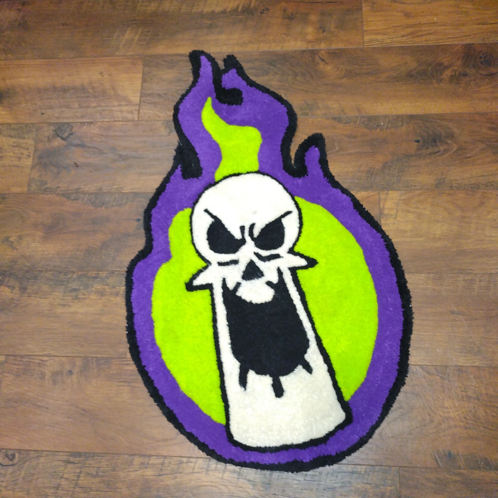 Handmade Rug Cartoon Network Grimm Billy And Mandy Adventures Reaper Grim Skull