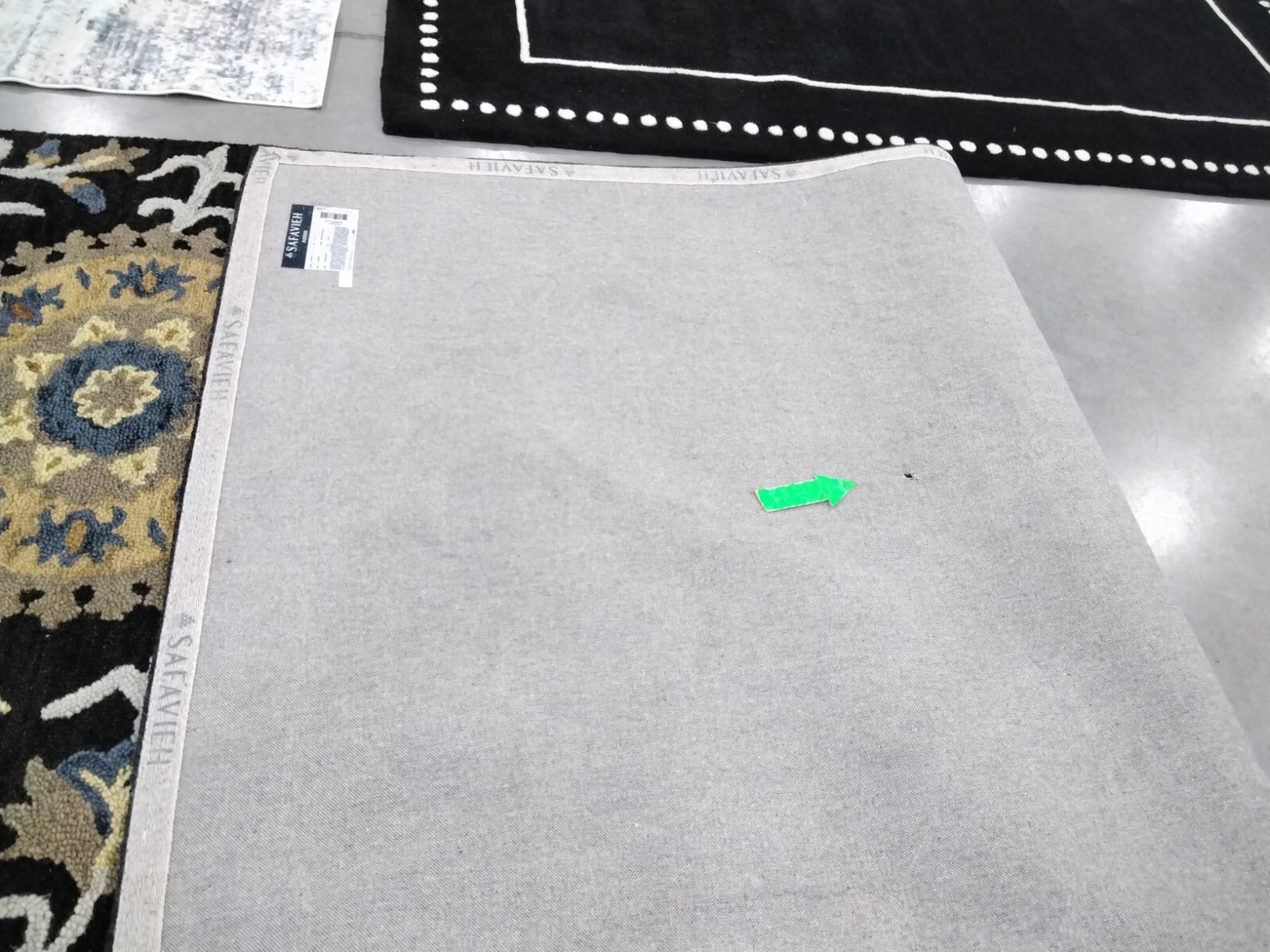 CHARCOAL / MULTI 10′ X 14′ Hole in Rug, Reduced Price 1172764490 BLM401A-10
