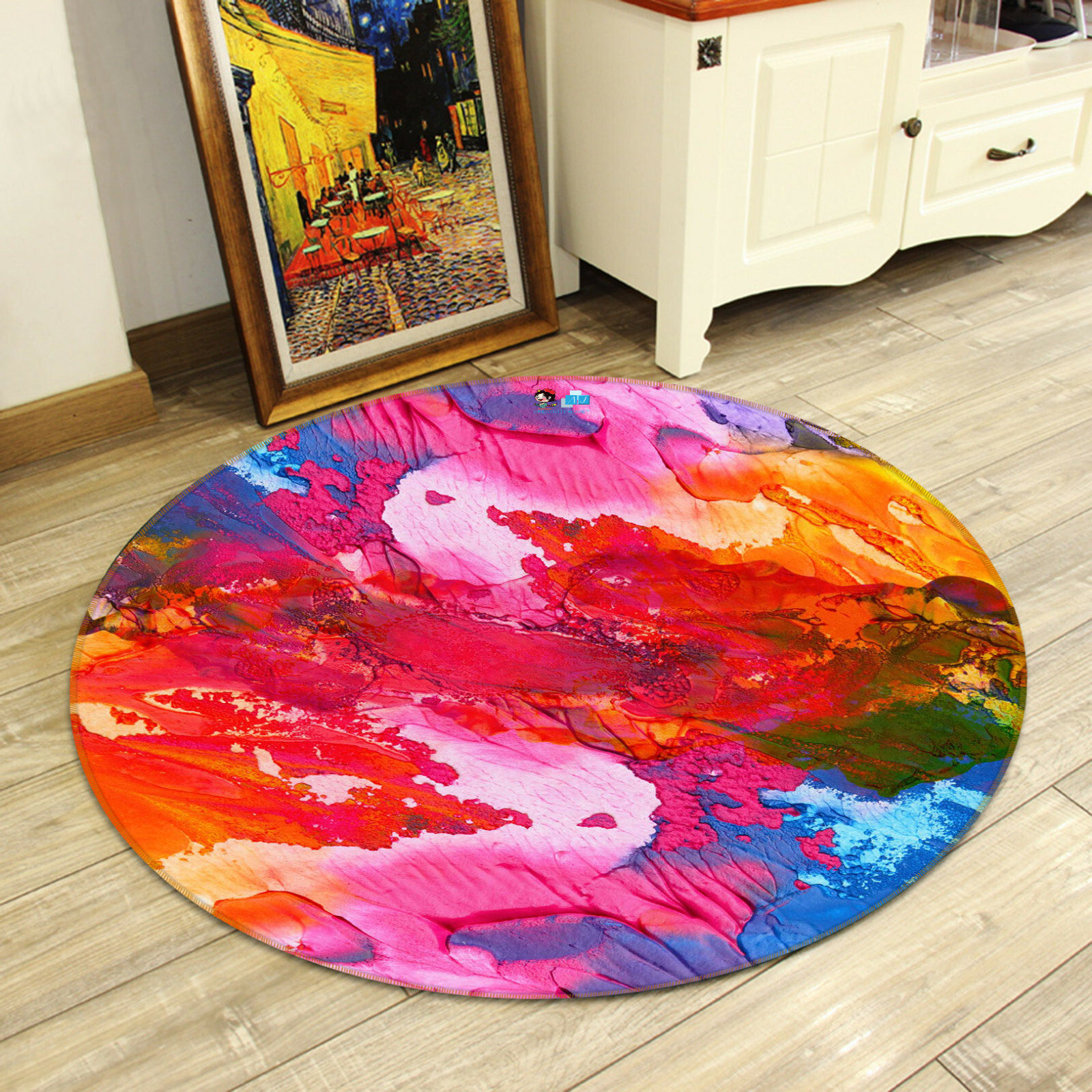 3D Color Abstract ZHUA397 Game Non Slip Rug Mat Photo Carpet Zoe