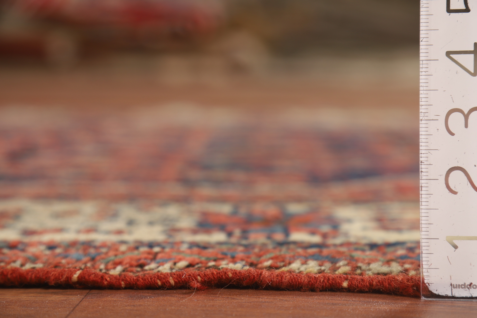 Vegetable Dye Antique Malayer Navy Blue Wool Hand-knotted Traditional Rug 5×6