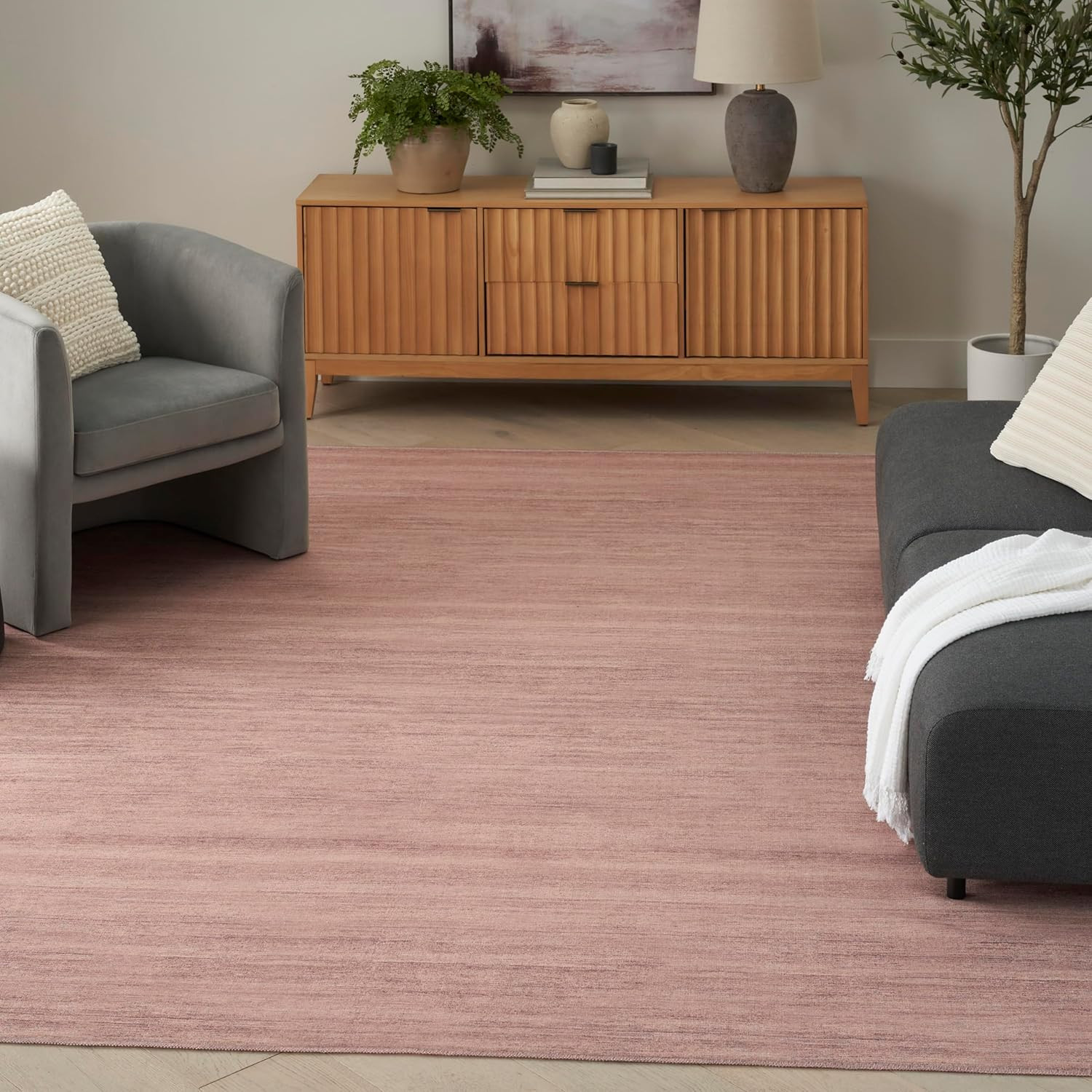 Nourish Your Space: Washable 7’10” x 9’10” Modern Area Rug for Any Room