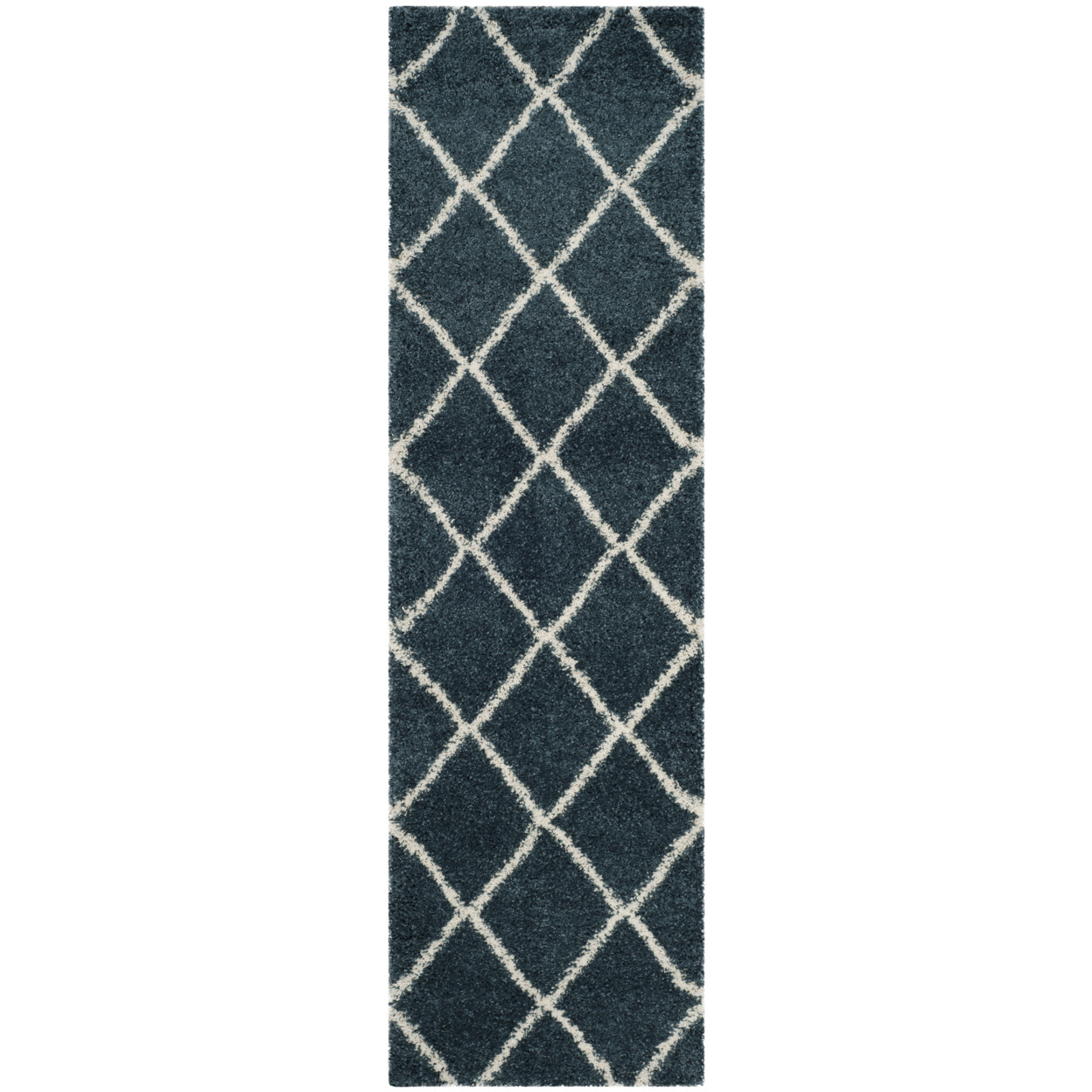SAFAVIEH Hudson Shag SGH281L Slate Blue / Ivory Rug