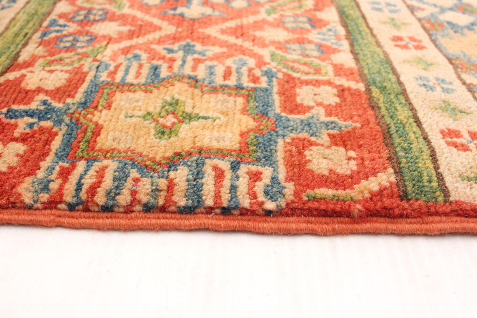 3’10” x 11’1″ Vintage Hand-knotted Runner Rug Traditional Oriental Carpet