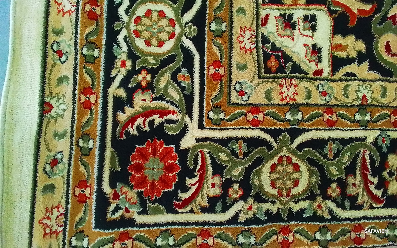 BEIGE / BLACK 8′-0″ x 10′-0″ Damaged Rug, Reduced Price 1172803238 LNH330C-810