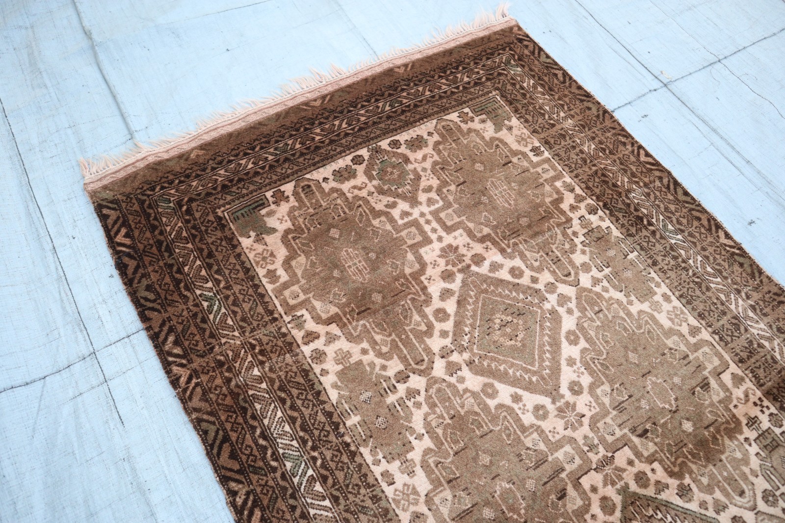 3’8×6’5 ft Afghan Handmade Wool Rug/ Bedroom Rug / Kitchen Office / Oriental Rug