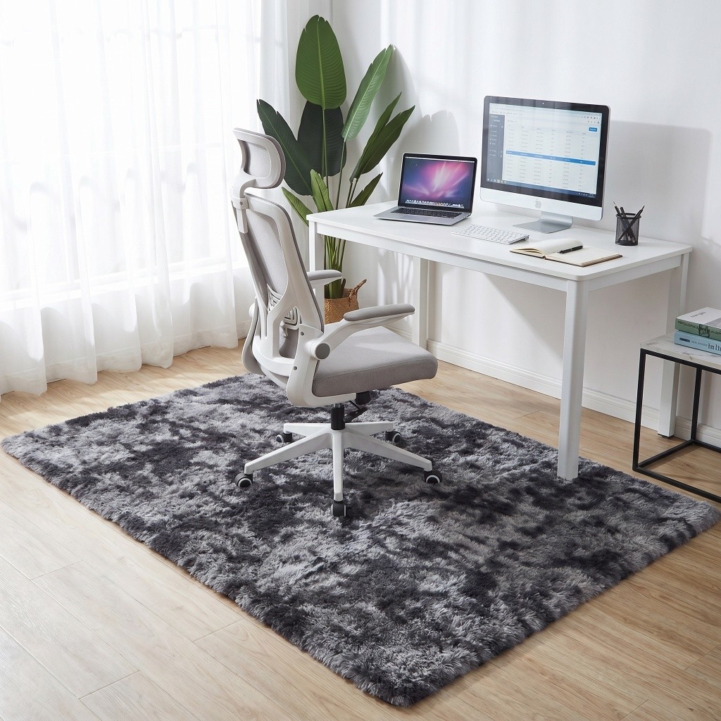 Shaggy Area Rugs Indoor Fluffy Rooms Floor Mat Bedside Hallway Entryway Door Mat
