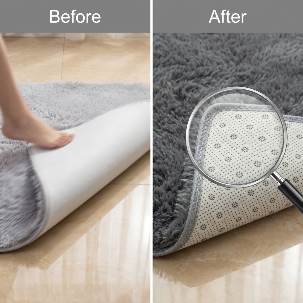 Shaggy Area Rugs Indoor Fluffy Rooms Floor Mat Bedside Hallway Entryway Door Mat