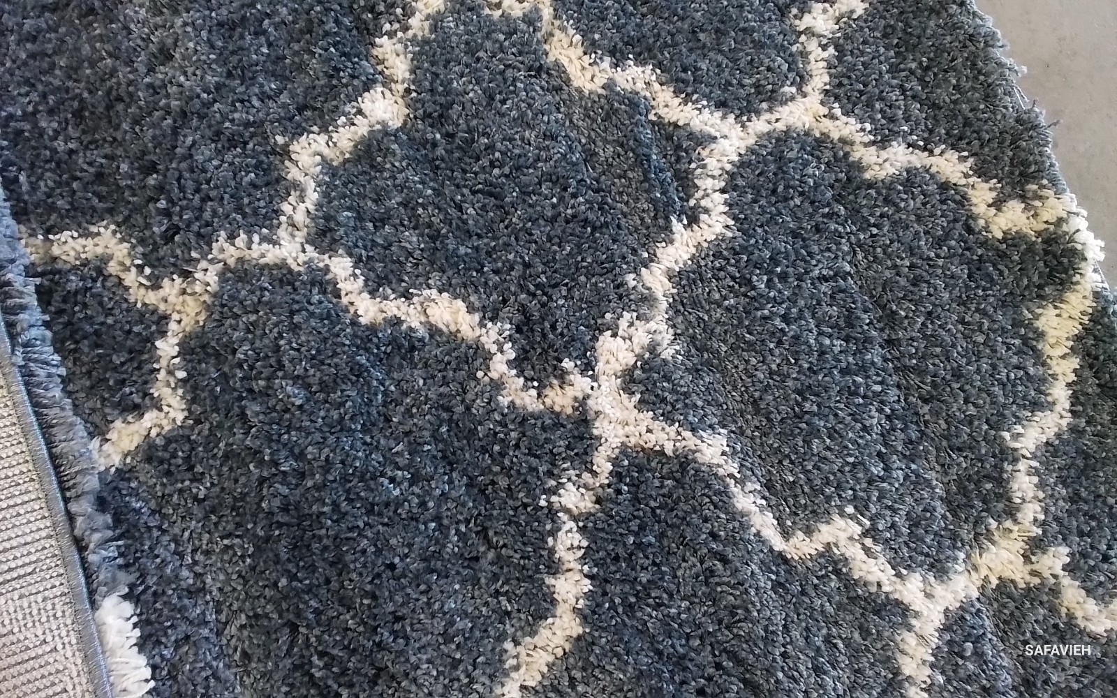 SLT BLUE IVORY 8′-0″ x 10′-0″ Back Stain Rug, Reduced Price 1172780019 SGH282L-8