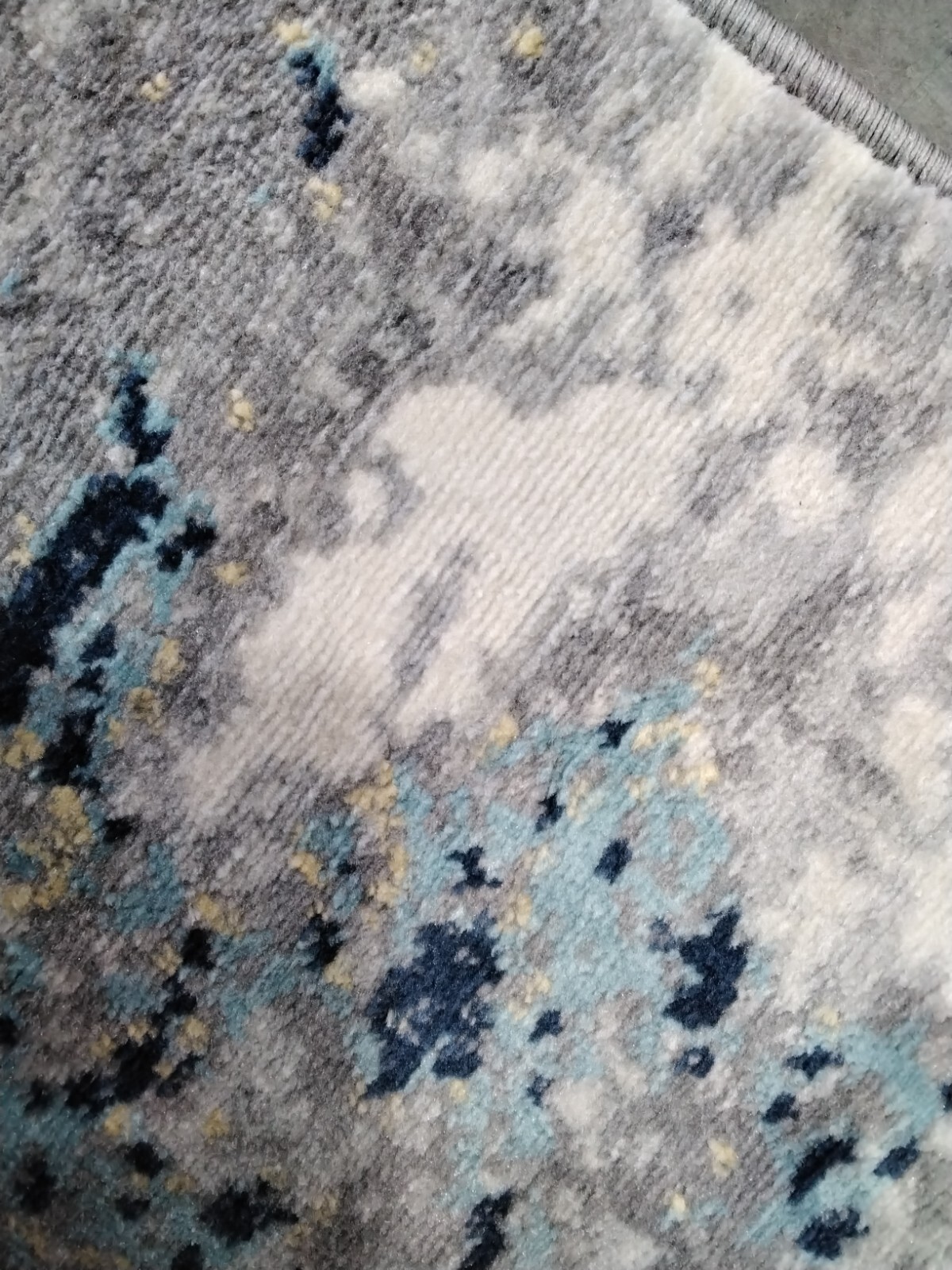 LIGHT GREY / BLUE 8′ X 10′ Back Stain Rug, Reduced Price 1172754906 BNT822F-8