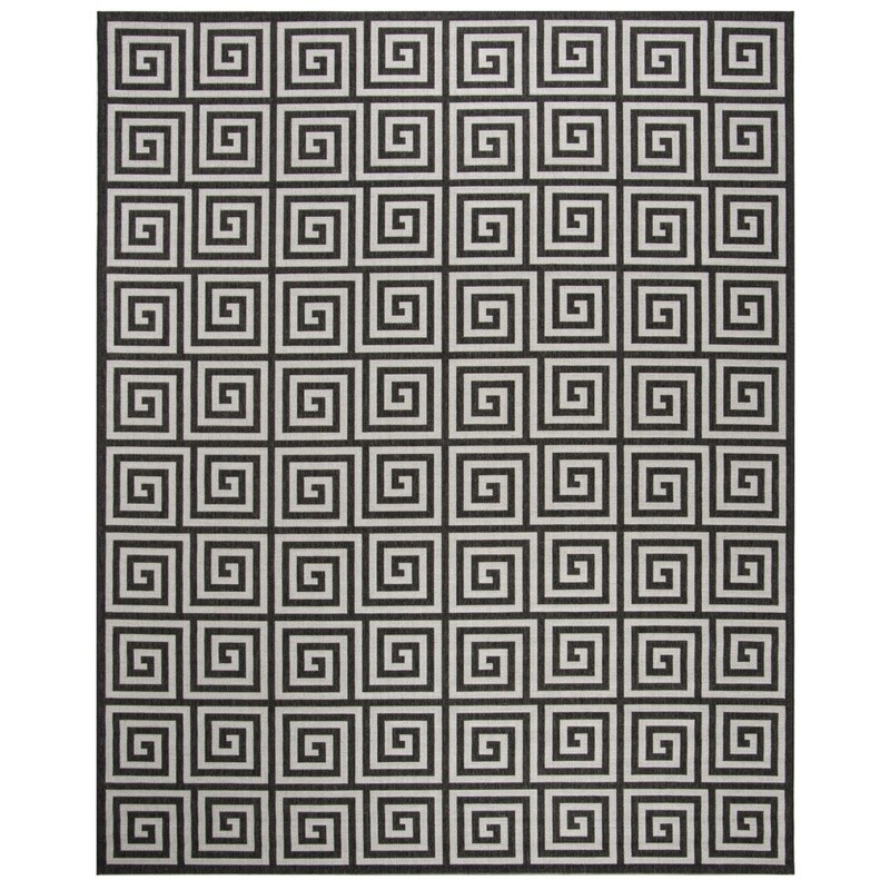 Water Resistant Indoor Outdoor Area Rug Geometric Pattern Low Pile Easy Care New
