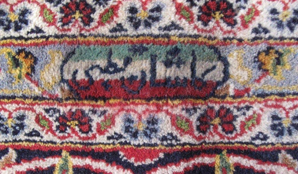 10×13′ Red Traditional Craftsmanship Perssiaan Signed Kashhan Rug 81336