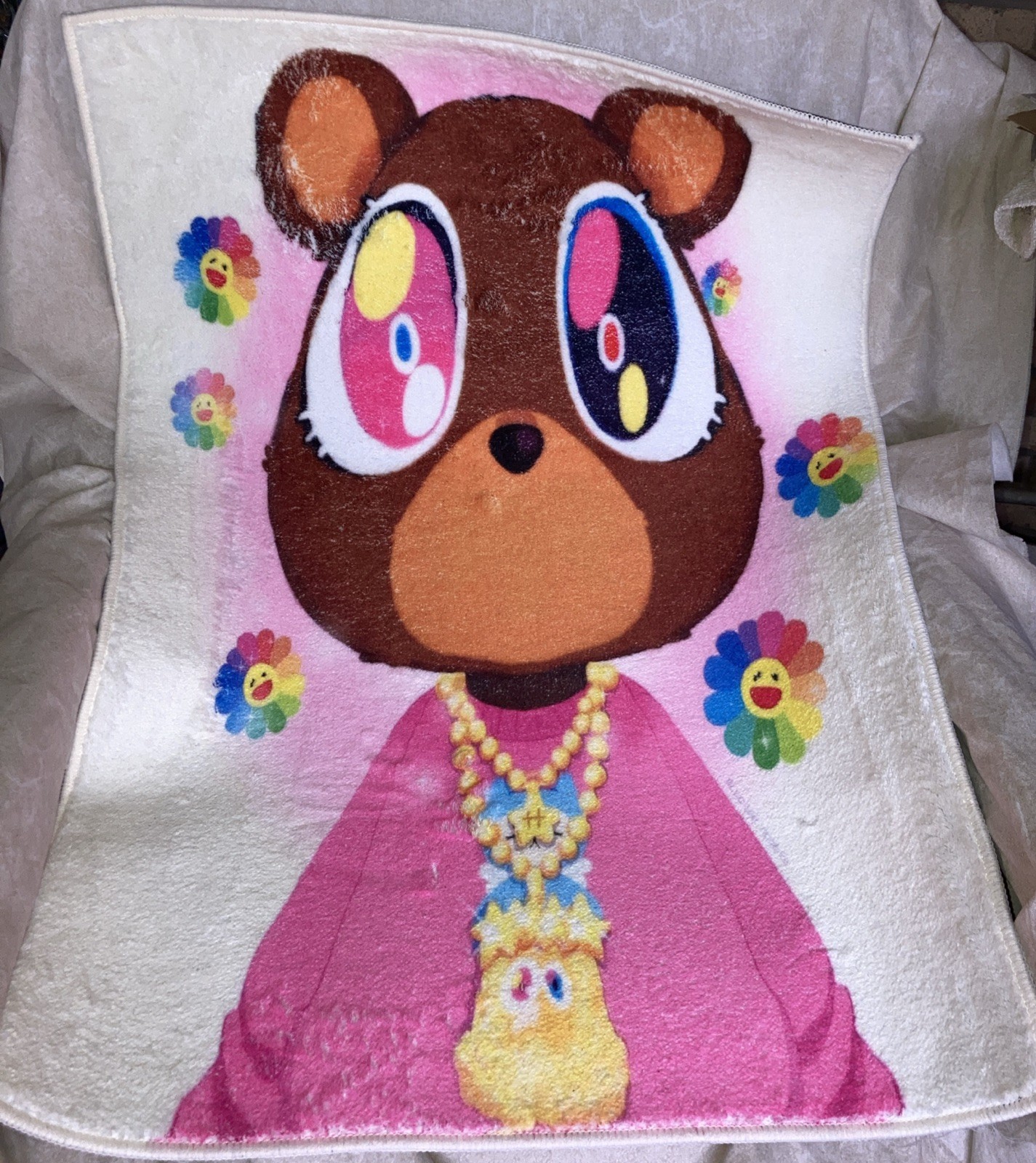Kanye West Graduation Bear Rug Fluffy New 22”x31”