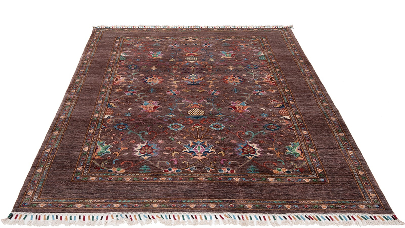 Ziegler 208×150 cm hand knotted oriental fine carpet rug brown