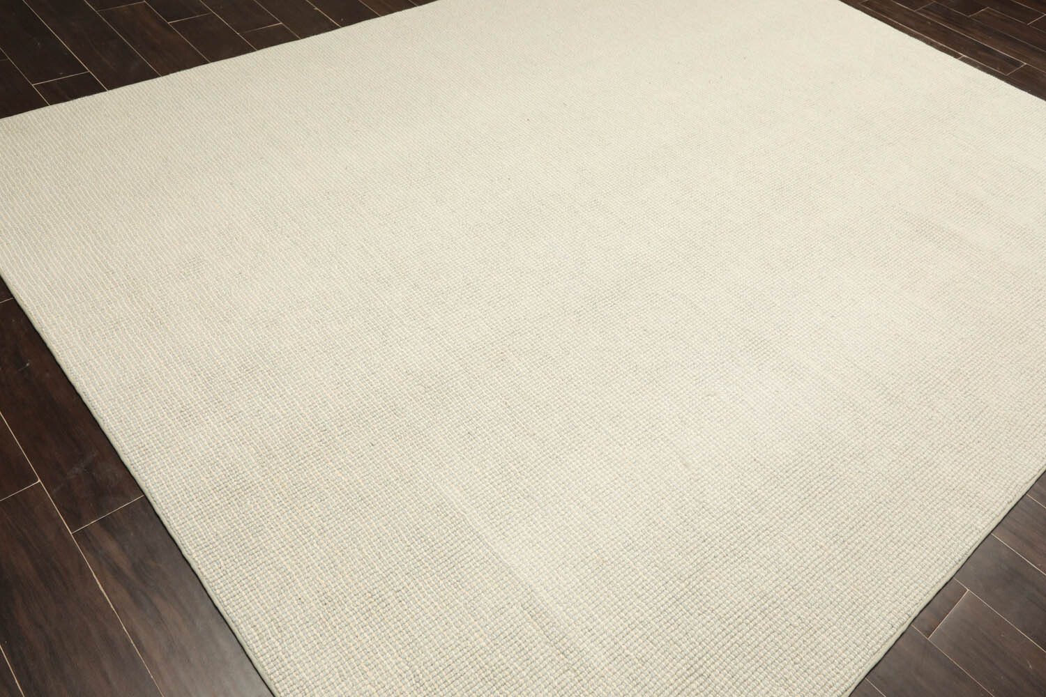 LoomBloom Multi Sizes Sea Foam Hand Woven Berber Textured New Zealand Wool Rug