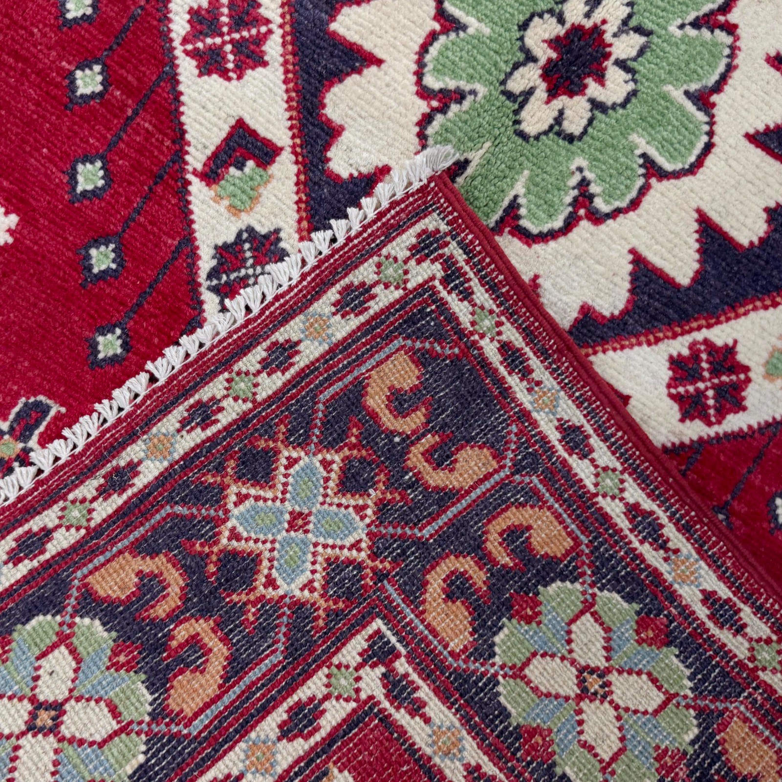 Unique Hand Knotted Rug Red Tribal Rugs 3’1×5’0 Ft Afghan Oriental Carpet R37730
