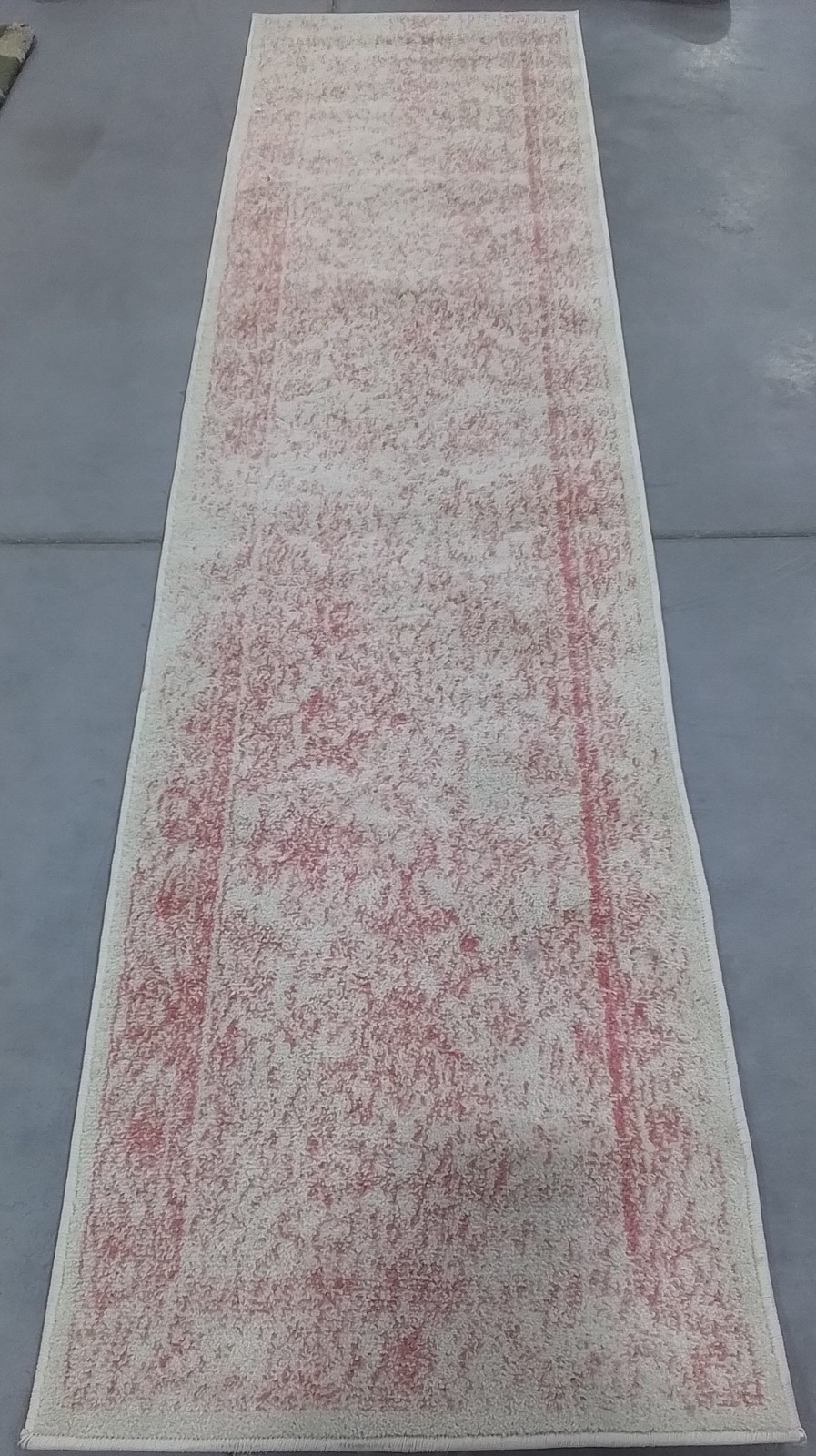 IVORY / ROSE 2′-0″ x 8′-0″ Back Stain Rug, Reduced Price 3172810796 ADR109H-280