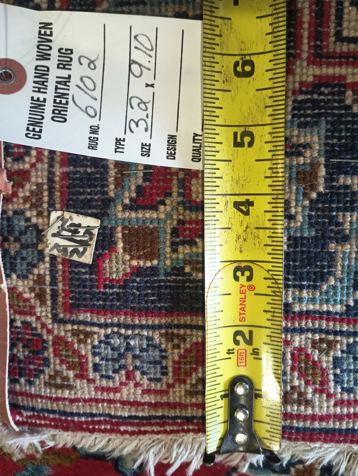 3.2 x 10.0 Classic Perrsian Kashaan Runner #F-6102