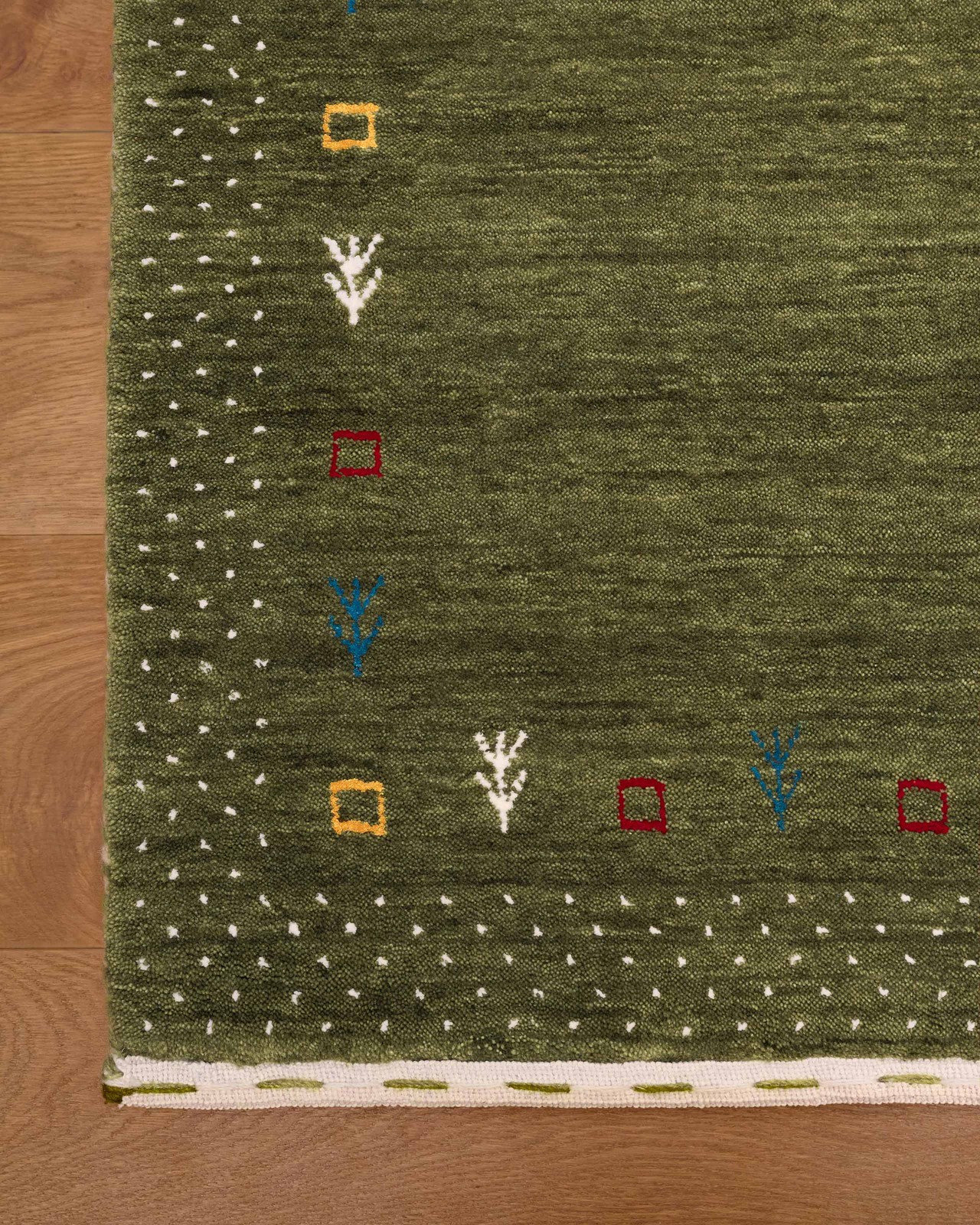 Hand loomed Area Rug 2’0″ x 6’0″ Traditional Wool Oriental Carpet