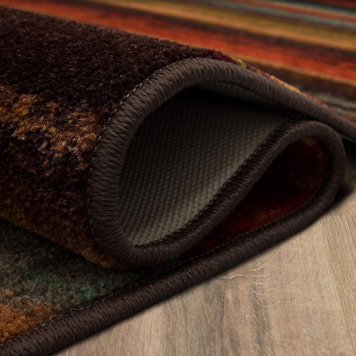 Boho Stripe 2′ x 8′ Area Rug – Multicolor – Perfect for Living Room, Dining Room