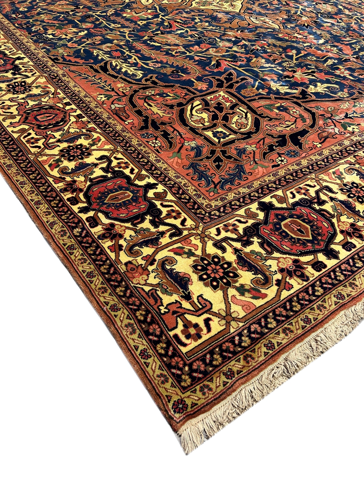 13′ x 20′ Large Rare Perssiaan Herriz Unusual Rug 10087