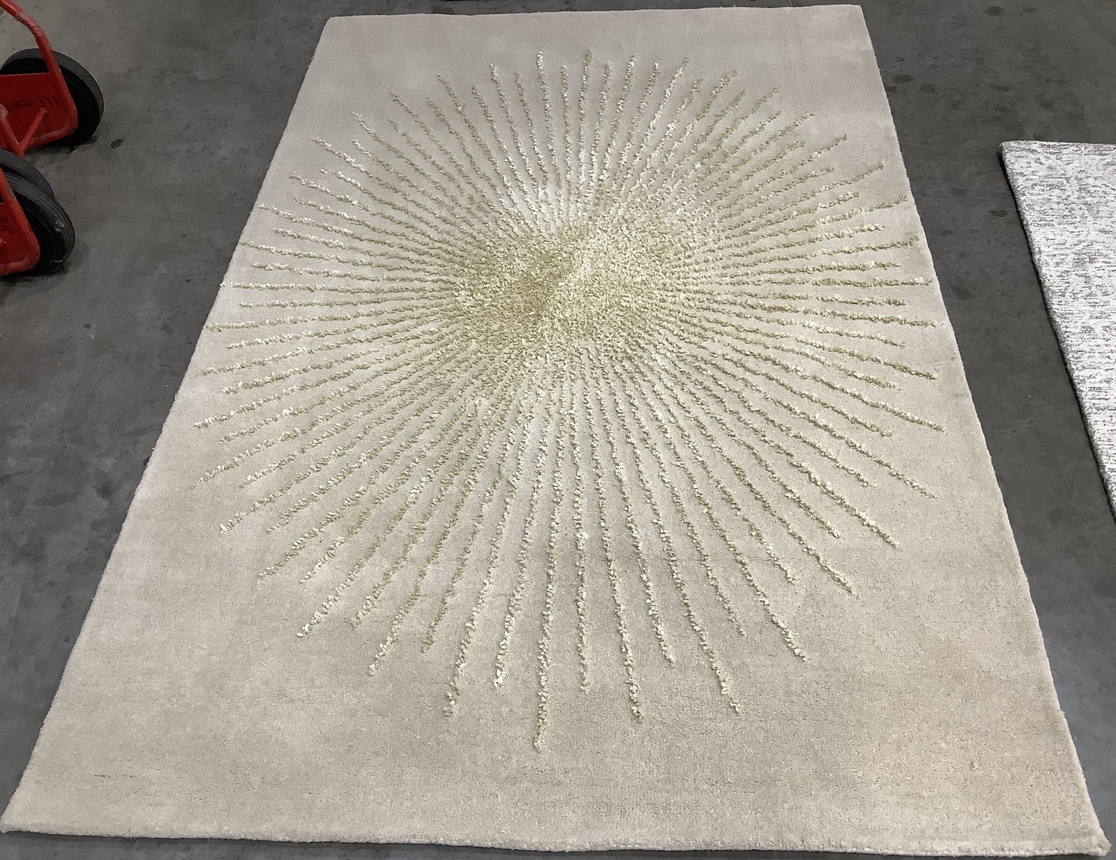 BEIGE / BEIGE 5′-0″ x 8′-0″ Flaw in Rug, Reduced Price 1172682818 SOH655B-5