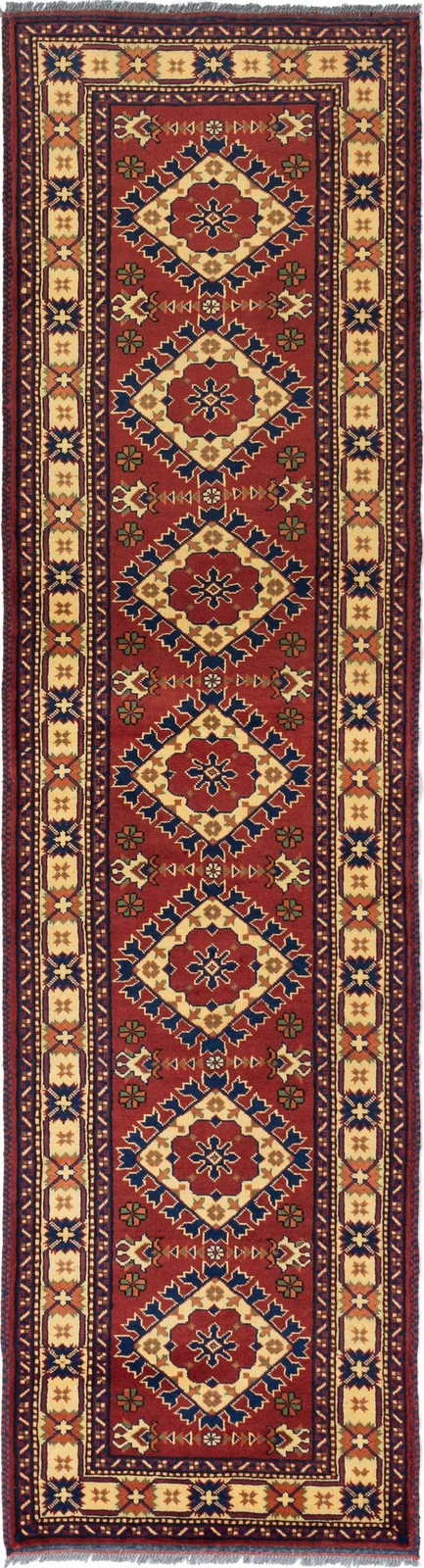 2’8″ x 10’8″ Vintage Hand-knotted Runner Rug Traditional Oriental Wool Carpet