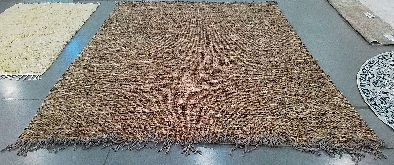 BROWN / IVORY 9′-0″ x 12′-0″ Flaw in Rug, Reduced Price 1172804793 NAT327T-9