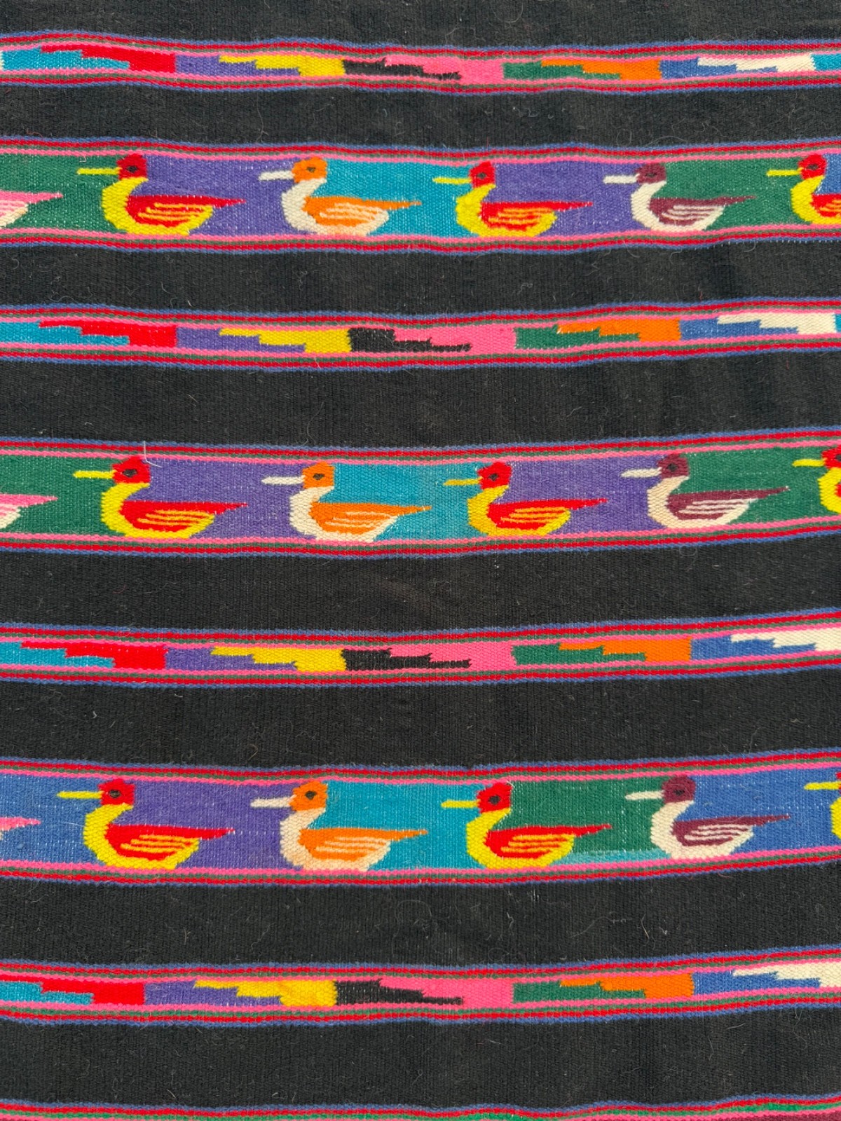 Vintage Beautiful Hand Woven Traditional Wool Weaving Tapestry Kilim Rug 68x80Cm