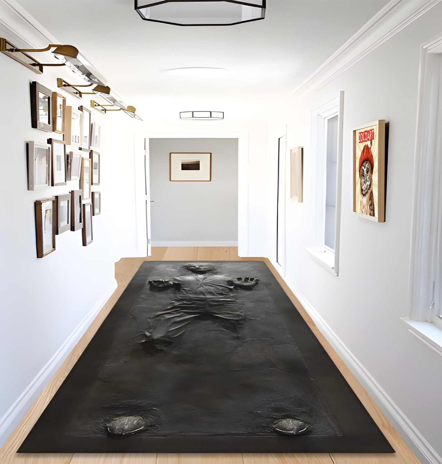 Han Solo in Carbonite, Iconic Star Wars Fan Art for Your Home, Star Wars