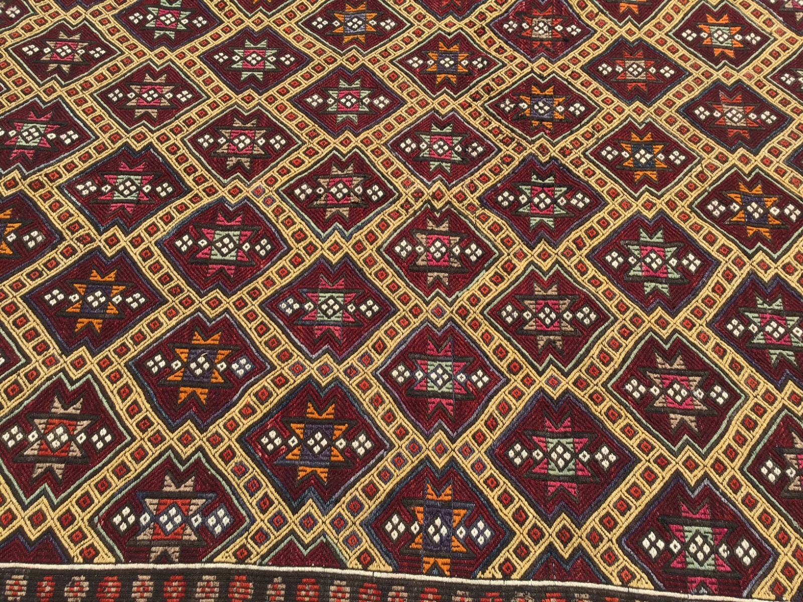 Vintage Turkish Kilim Area Rugs, Wool Rug, Living room rugs, 6×10.6 ft, carpets