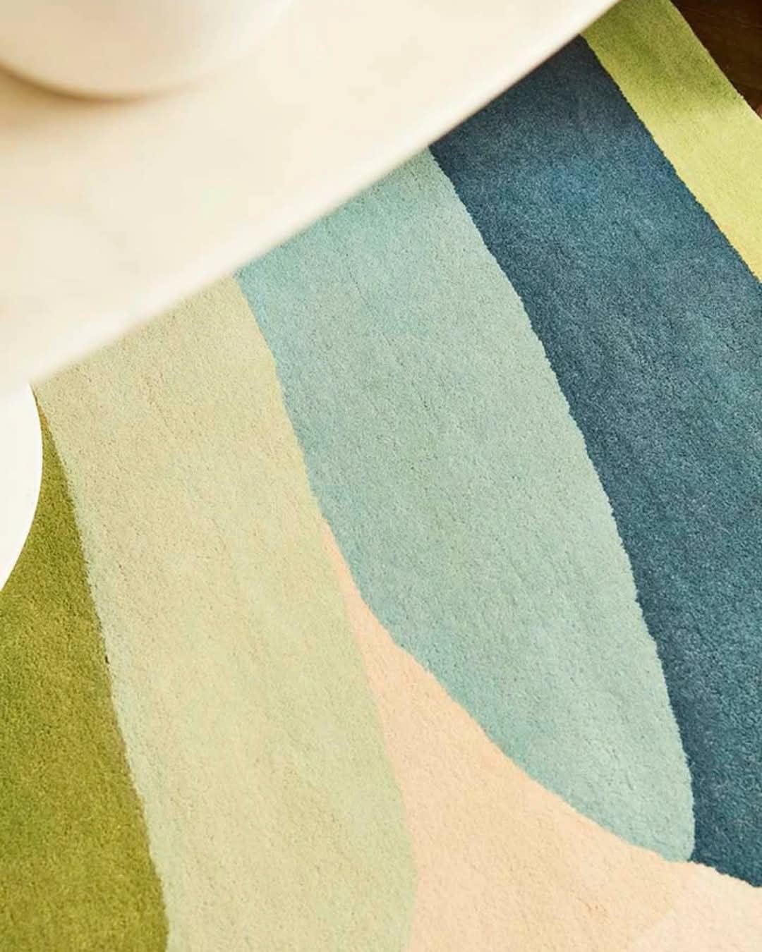 Antelope Modern Multicolor Area Rug 5×8 | 100% Wool Hand Tufted Handmade Living
